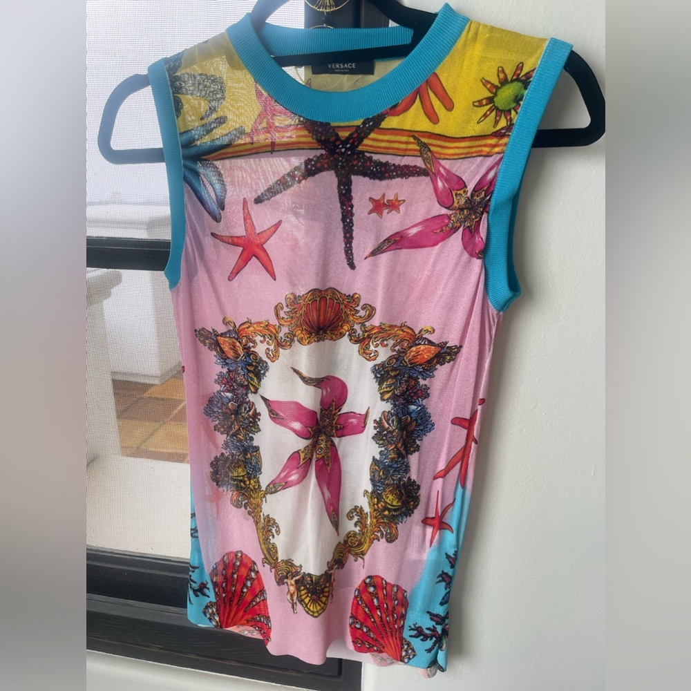 Versace, Summer, tank top, size small